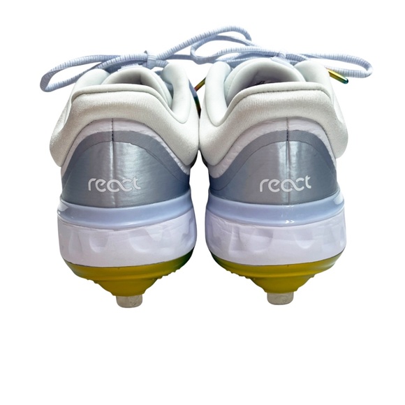 NEW Nike Alpha Huarache Elite 4 Low Metal Baseball Cleats Rainbow Men’s Size 7.5 - Picture 6 of 14